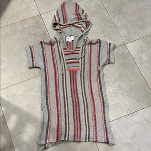 Paper Crane Womens Sweater Hooded Size Small